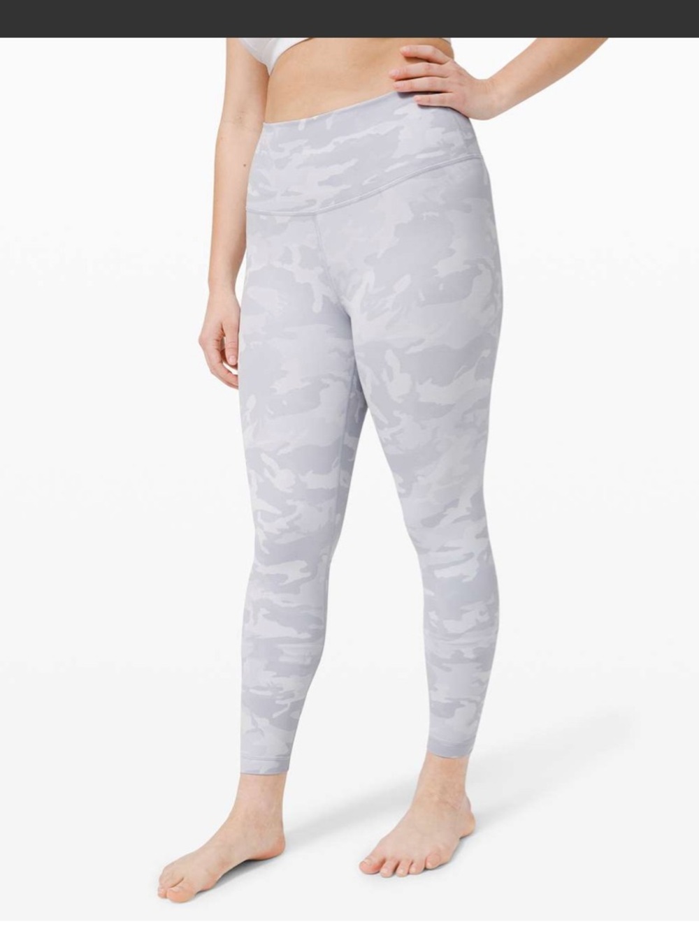 Lululemon Wunder Under High-Rise Tight 25" Camo Jacquard Alpine White Starlight